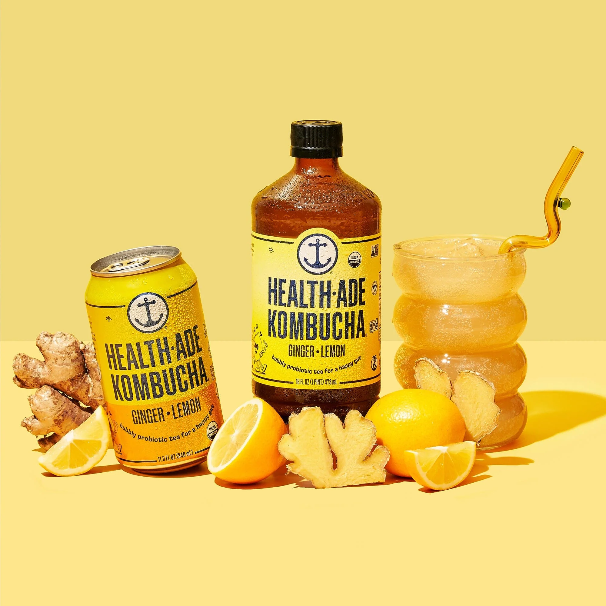 Ginger-Lemon Kombucha in Cans - Image 16