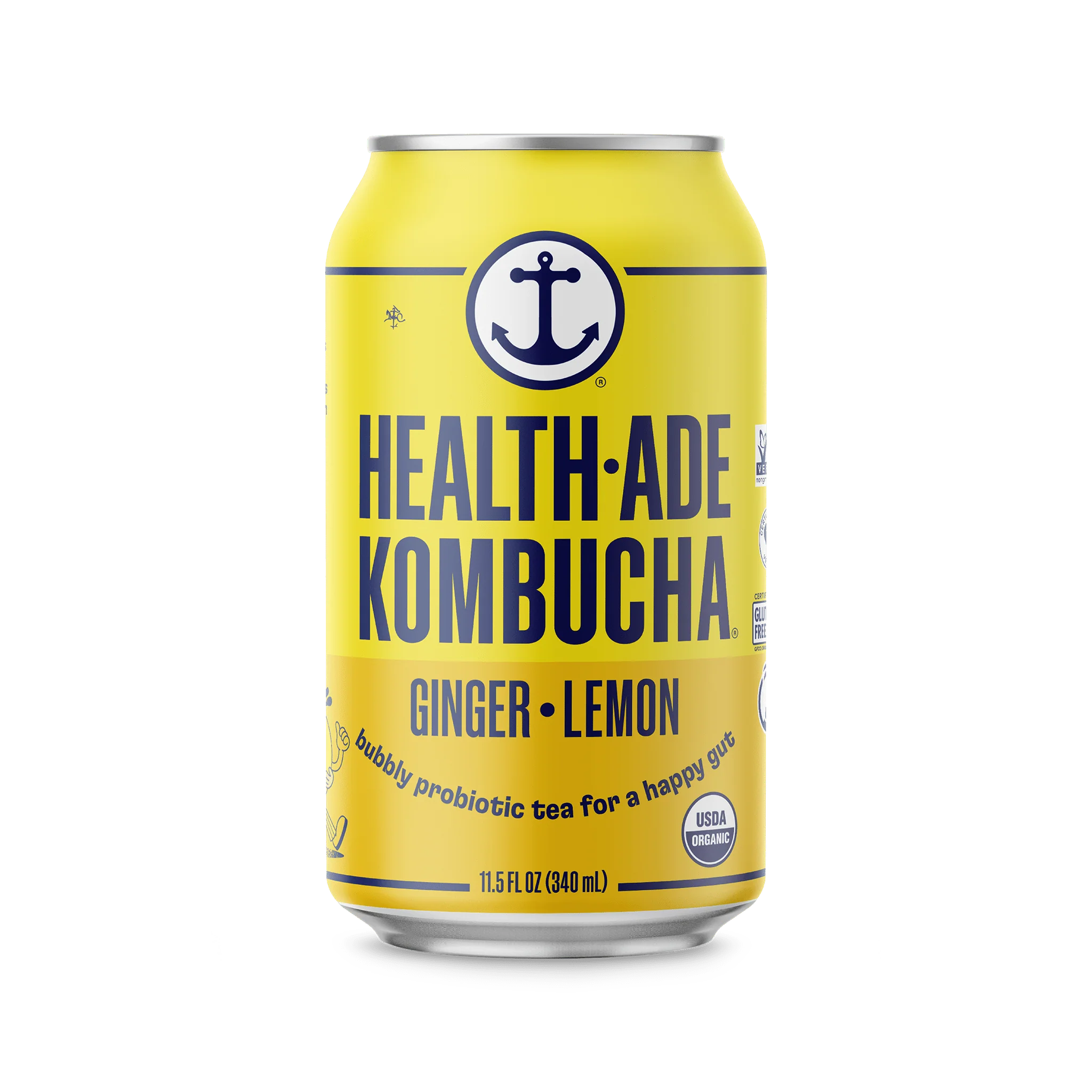 Ginger-Lemon Kombucha in Cans - Image 3