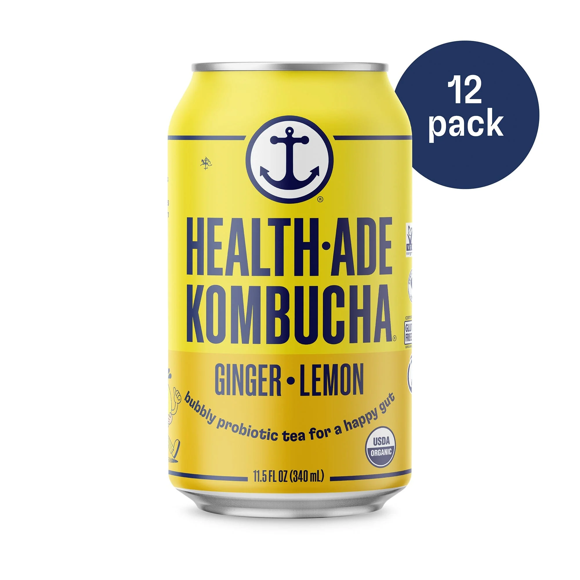 Ginger-Lemon Kombucha in Cans - Image 4