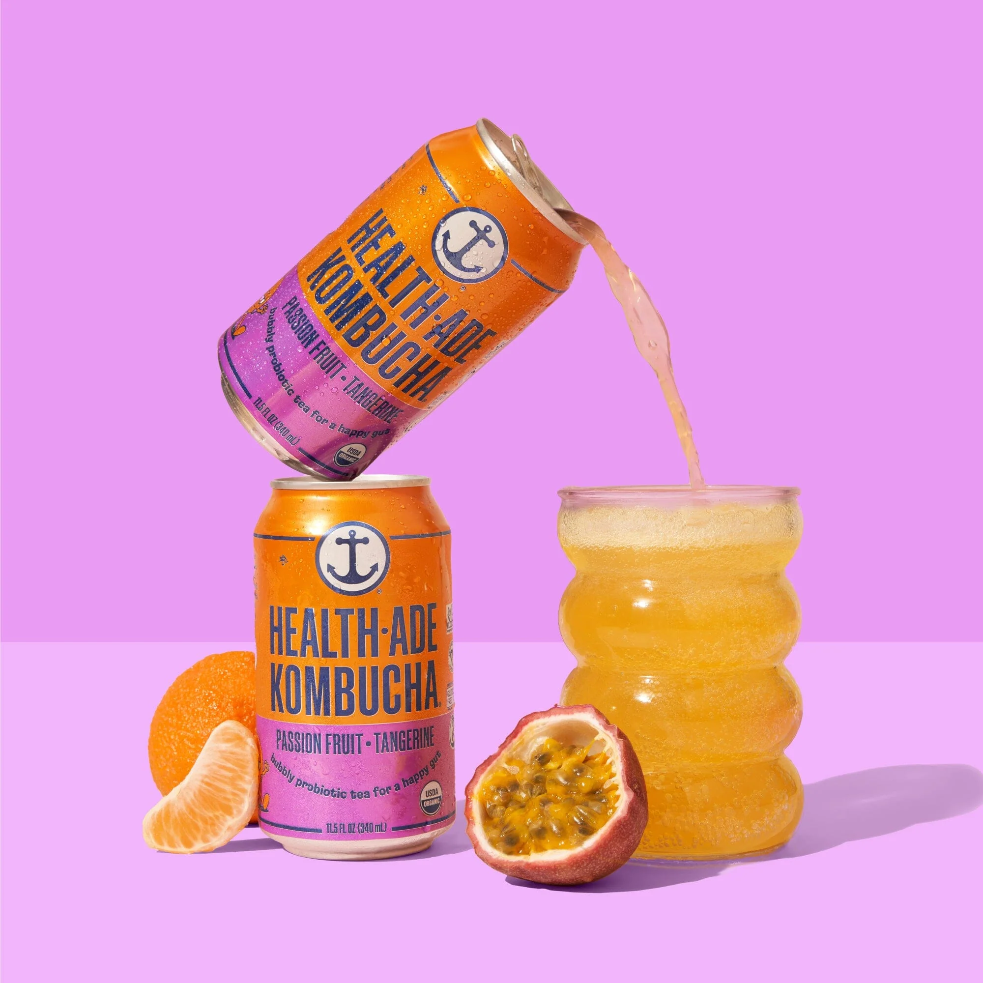Passion Fruit-Tangerine Kombucha in Cans - Image 16