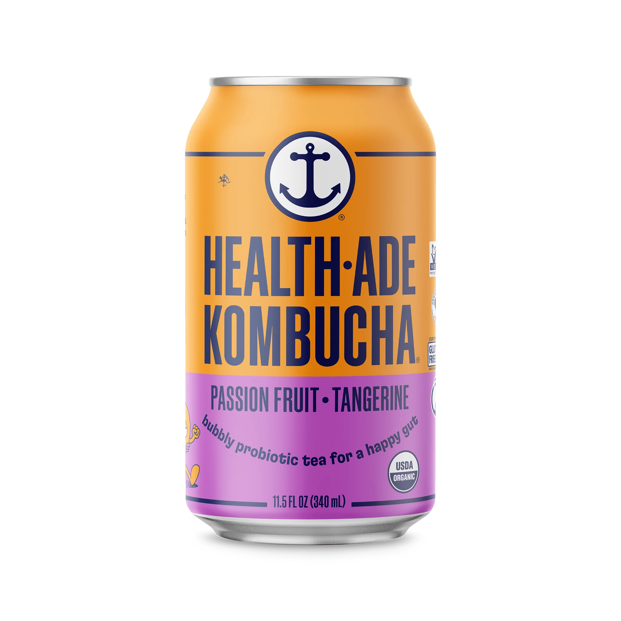 Passion Fruit-Tangerine Kombucha in Cans - Image 3