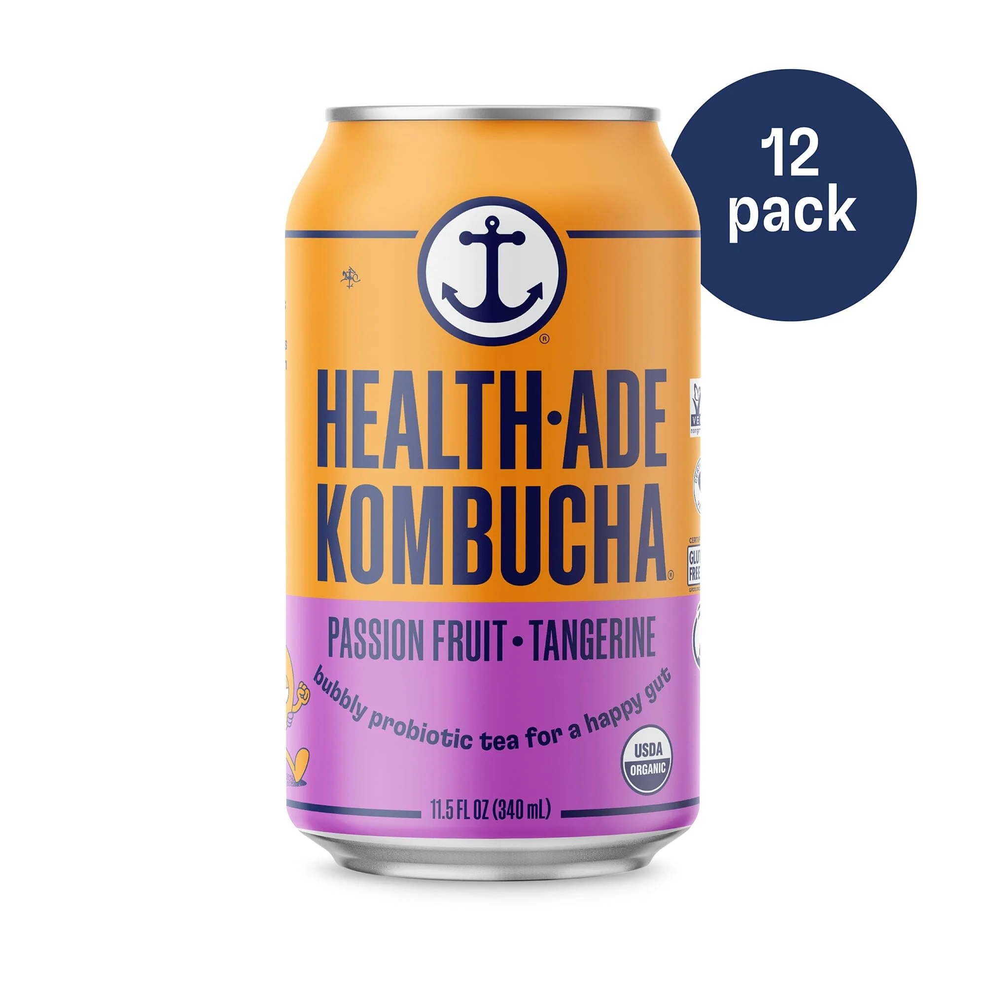 Passion Fruit-Tangerine Kombucha in Cans - Image 4