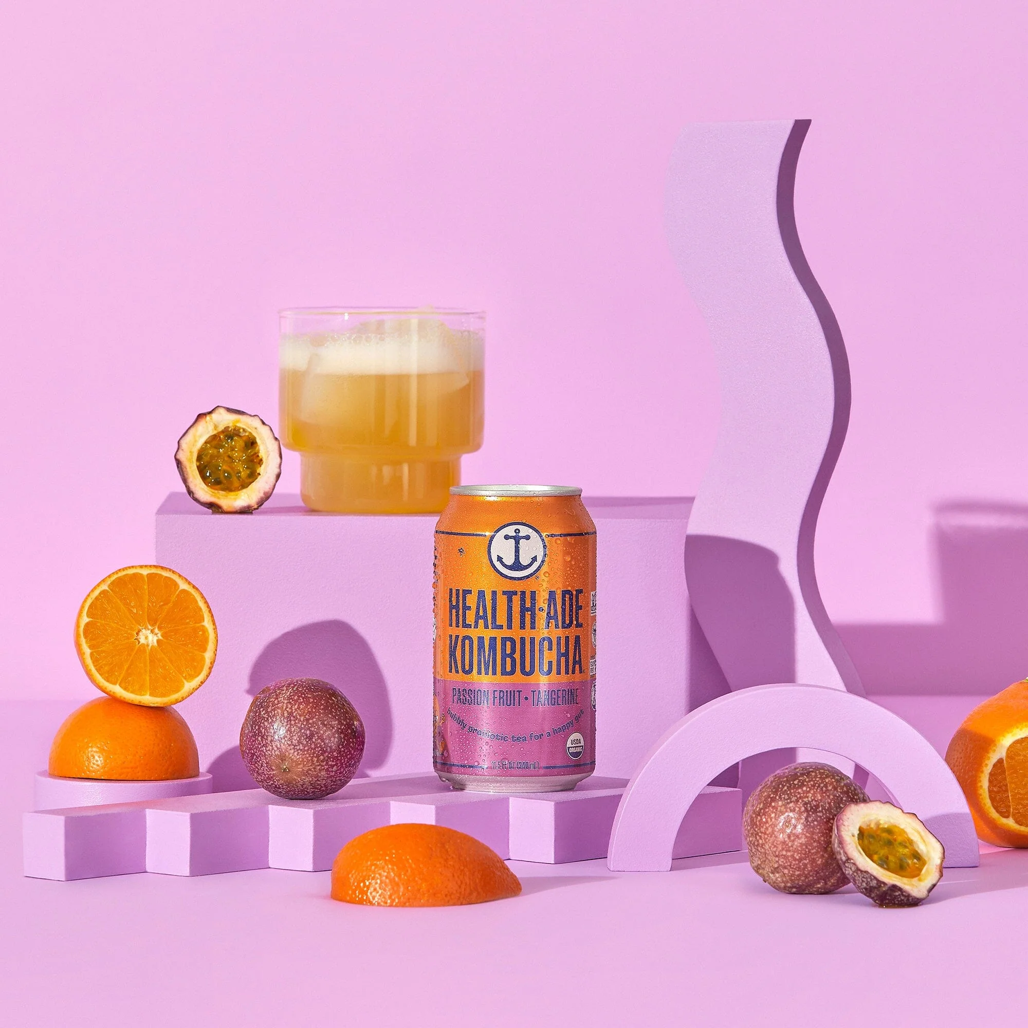 Passion Fruit-Tangerine Kombucha in Cans - Image 8