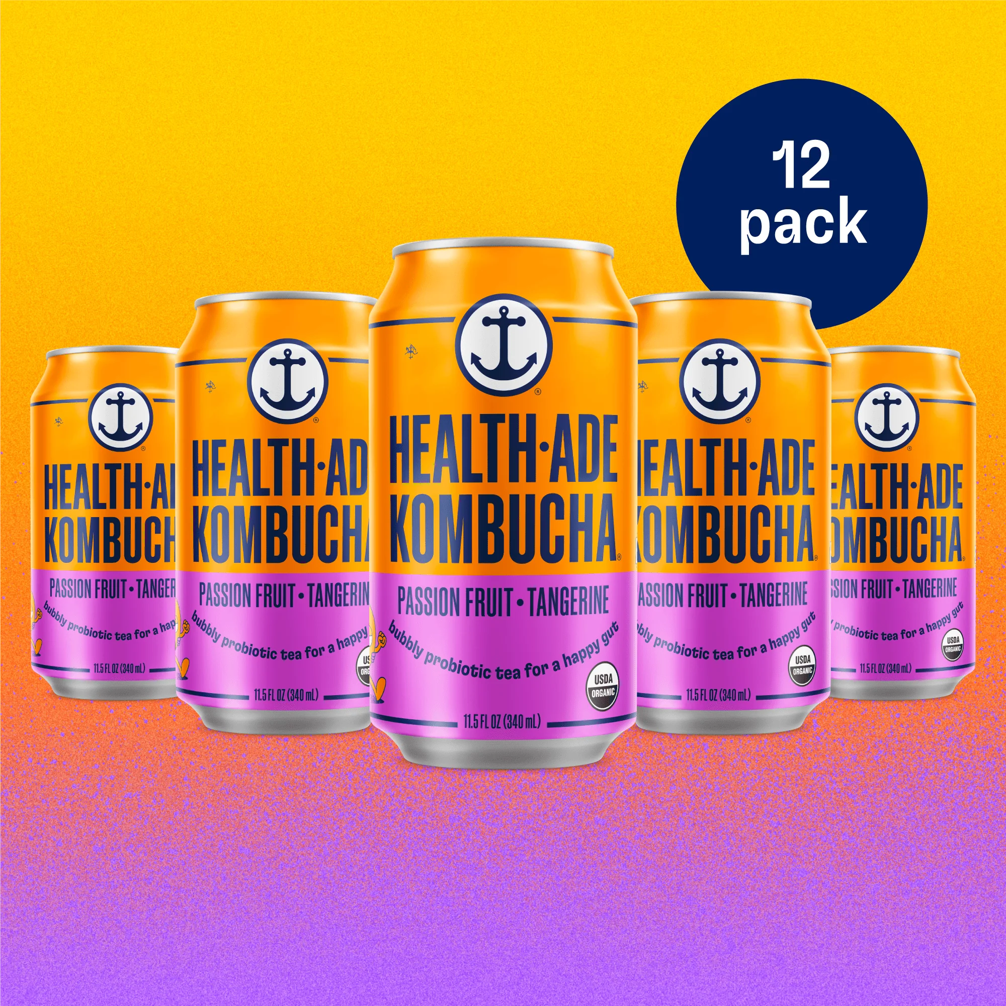 Passion Fruit-Tangerine Kombucha in Cans - Image 9